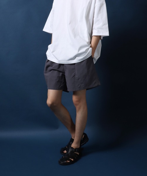 ANPAS(アンパス)の「Nylon Baggy Shorts/水陸両用 ナイロンバギーショーツ(その他パンツ・メンズ・ダークグリーン/オリーブ/オレンジ/パープル/オフホワイト/ベージュ/チャコールグレー/マスタード/ブラック・L/LL/M)」の20枚目の写真