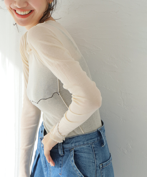 トップス Baserange SUN LAYER LONG SLEEVE Baserange SUN LAYER LONG SLEEVE