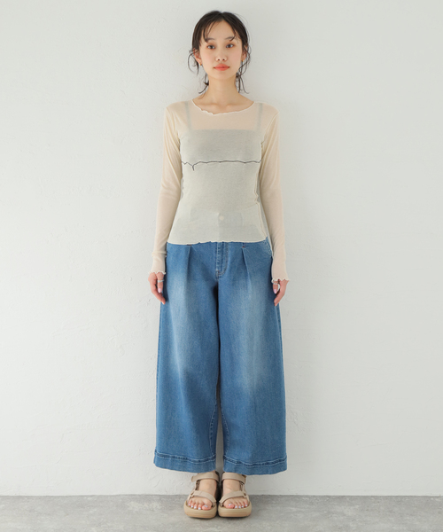 BASERANGE/ベースレンジ】CORE TABBYS STAR LONG SLEEVE：T