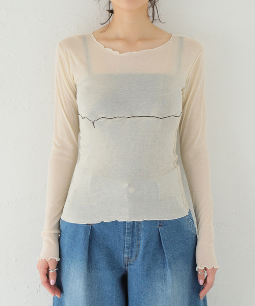 BASERANGE/ベースレンジ】CORE TABBYS STAR LONG SLEEVE：T