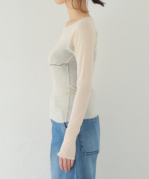 BASERANGE/ベースレンジ】CORE TABBYS STAR LONG SLEEVE：T