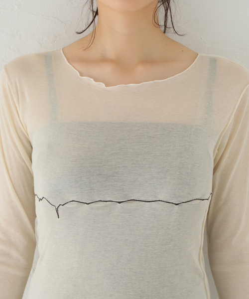 Baserange ベースレンジ TABBYS STAR LONG SLEEVE Tabbys Star Long Sleeve Tee in Assortment | Fine organic