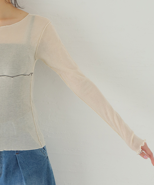 BASERANGE/ベースレンジ】CORE TABBYS STAR LONG SLEEVE：T