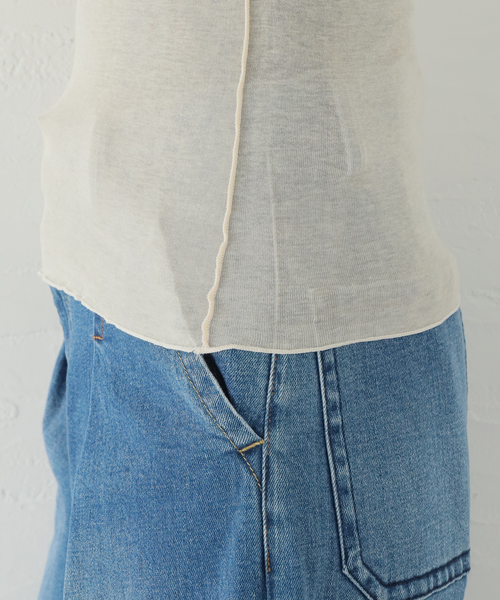 BASERANGE（ベースレンジ）の「【BASERANGE/ベースレンジ】CORE TABBYS STAR LONG SLEEVE：Tシャツ（Tシャツ/カットソー・レディース・アイボリー・MEDIUM）」の11枚目の写真