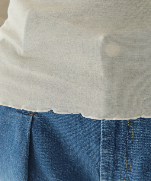 BASERANGE（ベースレンジ）の「【BASERANGE/ベースレンジ】CORE TABBYS STAR LONG SLEEVE：Tシャツ（Tシャツ/カットソー・レディース・アイボリー・MEDIUM）」の12枚目の写真