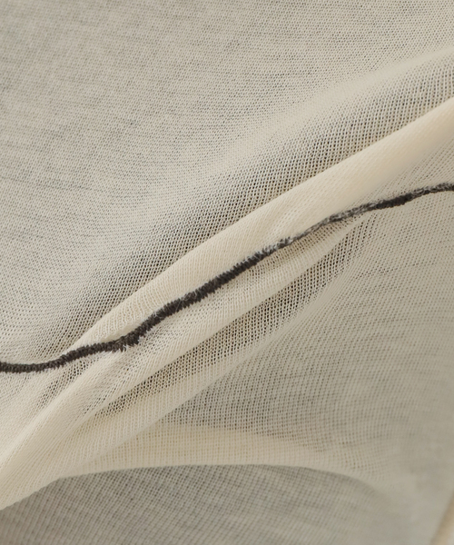 BASERANGE（ベースレンジ）の「【BASERANGE/ベースレンジ】CORE TABBYS STAR LONG SLEEVE：Tシャツ（Tシャツ/カットソー・レディース・アイボリー・MEDIUM）」の15枚目の写真