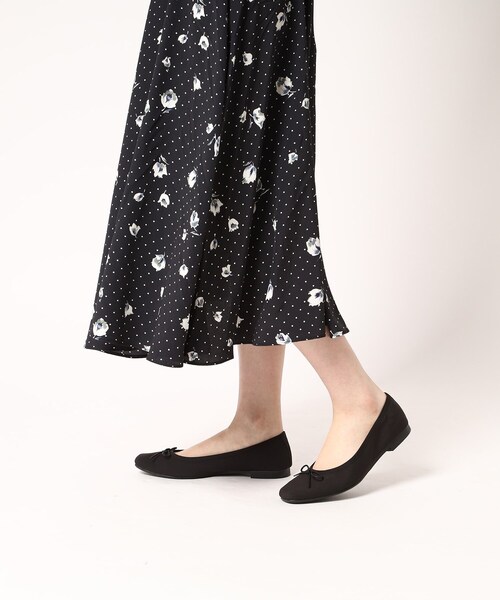 ESPERANZA（エスペランサ）の「◆スクエアトゥバレエシューズ（パンプス・レディース・ブラック系2/ベージュ系2/ピンク系7・S/M/L/LL）」の19枚目の写真