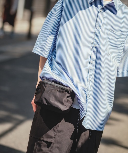 improves(インプローブス)の「止水ジップ ミニサコッシュ(ショルダーバッグ・メンズ・ブラック/カーキ・FREE)」の7枚目の写真