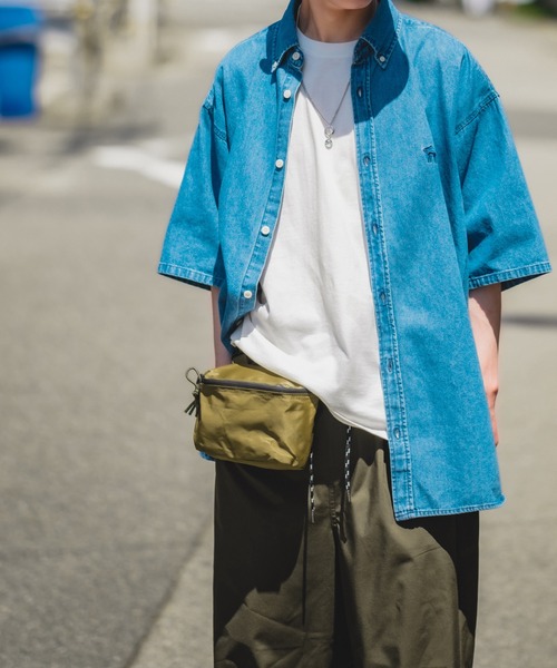 improves(インプローブス)の「止水ジップ ミニサコッシュ(ショルダーバッグ・メンズ・ブラック/カーキ・FREE)」の12枚目の写真