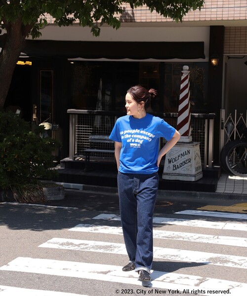 Ray BEAMS（レイビームス）の「GOOD ROCK SPEED × Ray BEAMS / 別注 NYC Tシャツ（Tシャツ/カットソー・レディース・ブルー/ピンク・ONE SIZE）」の16枚目の写真