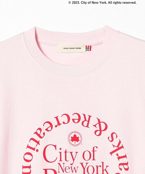 Ray BEAMS（レイビームス）の「GOOD ROCK SPEED × Ray BEAMS / 別注 NYC Tシャツ（Tシャツ/カットソー・レディース・ブルー/ピンク・ONE SIZE）」の17枚目の写真