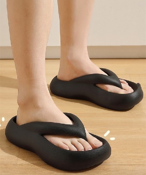 Ritzy（リッツィー）の「厚底ボリュームトングサンダル（サンダル・レディース・ホワイト/ブラック・23/23.5/24）」の7枚目の写真