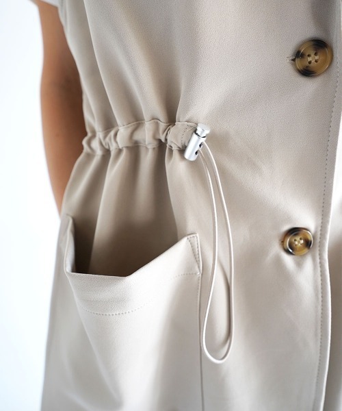 ドロストギャザージレ（ベスト）｜Rashik（ラシク）