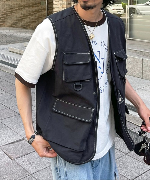 CPCM(シーピーシーエム)の「アソートフィッシングベスト(ベスト・メンズ・ブラック/ブラック系その他/ブラック系その他2・MEDIUM/LARGE)」の10枚目の写真