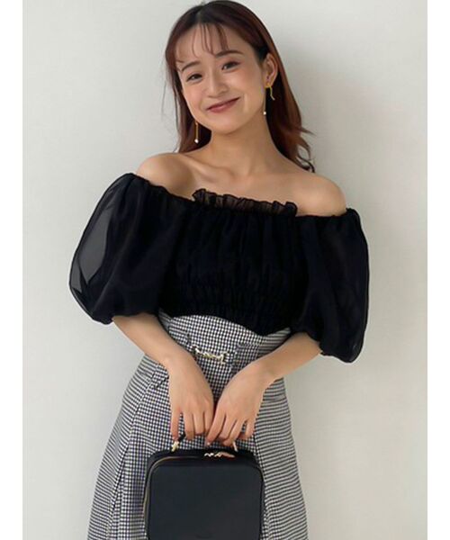 タオ　チュールブラウス Tao コムデギャルソン Comme des Garcons 2025SSチュール