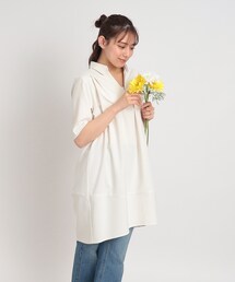 SHOO・LA・RUE | 【すっきりきれい見え】スキッパー コクーンチュニック(チュニック)