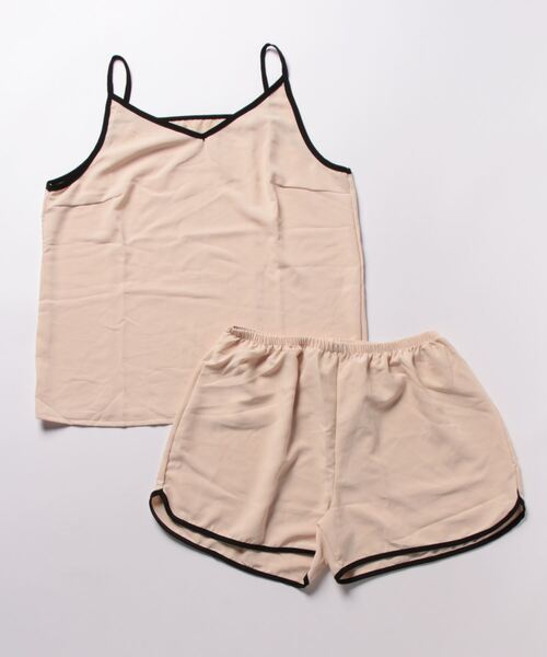 NinaetLina(ニナエリナ)の「セットアップルームウエア(ルームウェア/パジャマ・レディース・ダークグレー/アイボリー/ピンク/ブラック・FREE)」の7枚目の写真