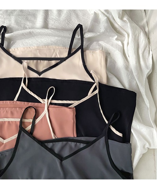 NinaetLina(ニナエリナ)の「セットアップルームウエア(ルームウェア/パジャマ・レディース・ダークグレー/アイボリー/ピンク/ブラック・FREE)」の14枚目の写真