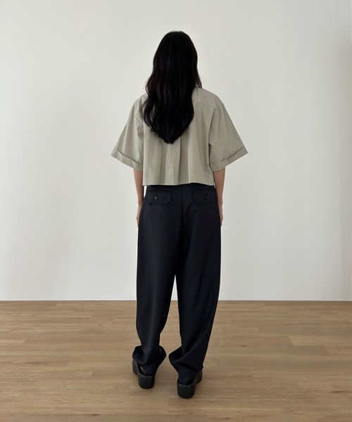 Didot.showroom（ディドット ショールーム）の「ボックスクロップドシャツ（シャツ/ブラウス・レディース・ホワイト/ピンク/ブルー/ミント・FREE）」の13枚目の写真