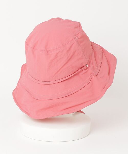 XU(エックスユー)の「ストリートファッション XU エックスユー rustling bucket hat バケットハット サファリハット ストリング バケットハット(ハット・メンズ・ブラック/アイボリー/ピンク・ONE SIZE)」の4枚目の写真