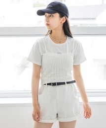 ☆セットアイテム☆メッシュキャミ＆ロゴTシャツ