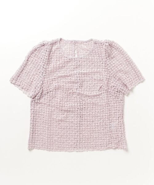 Olu.(オルドット)の「フラワークロシェトップス(その他トップス・レディース・クリーム/ラベンダー・FREE)」の5枚目の写真