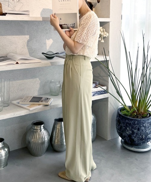 Olu.(オルドット)の「フラワークロシェトップス(その他トップス・レディース・クリーム/ラベンダー・FREE)」の8枚目の写真