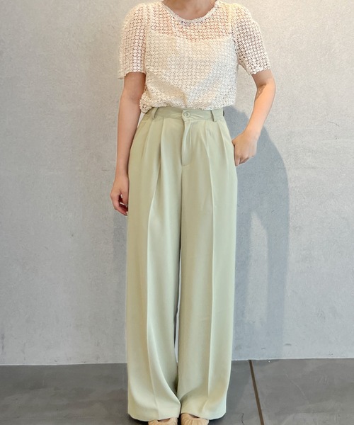 Olu.(オルドット)の「フラワークロシェトップス(その他トップス・レディース・クリーム/ラベンダー・FREE)」の13枚目の写真