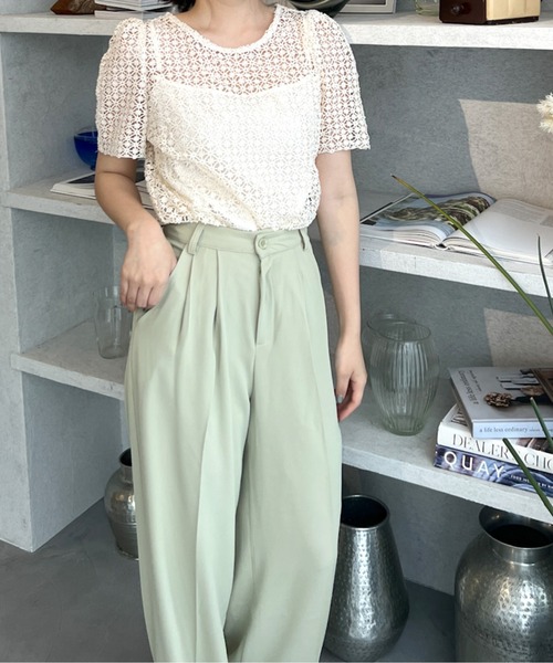 Olu.(オルドット)の「フラワークロシェトップス(その他トップス・レディース・クリーム/ラベンダー・FREE)」の16枚目の写真