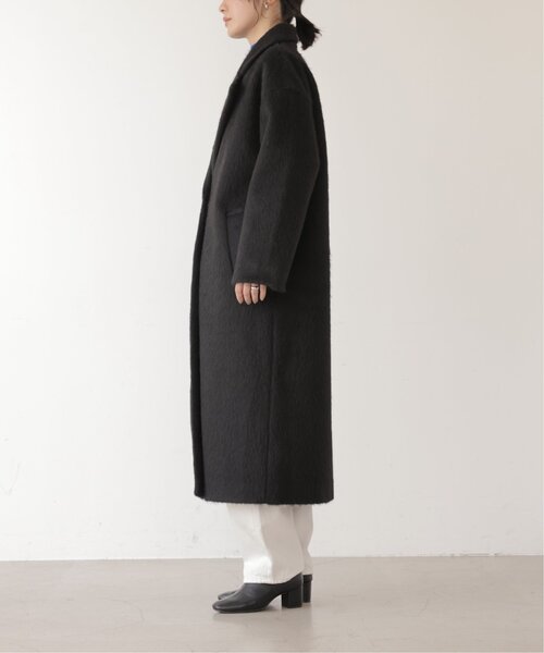 frames RAY CASSIN（フレームスレイカズン）の「ニットシャギーチェスターコート（チェスターコート・レディース・チャコールグレー/ブラック/グレイッシュベージュ・FREE）」の18枚目の写真