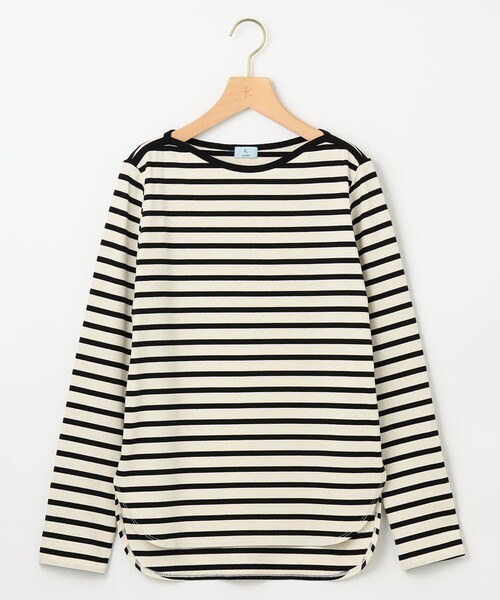 組曲(クミキョク)の「コットンバスクロング Tシャツ(Tシャツ/カットソー・レディース・アイボリー系1/ブラック系1/アイボリー系・3/2)」の18枚目の写真