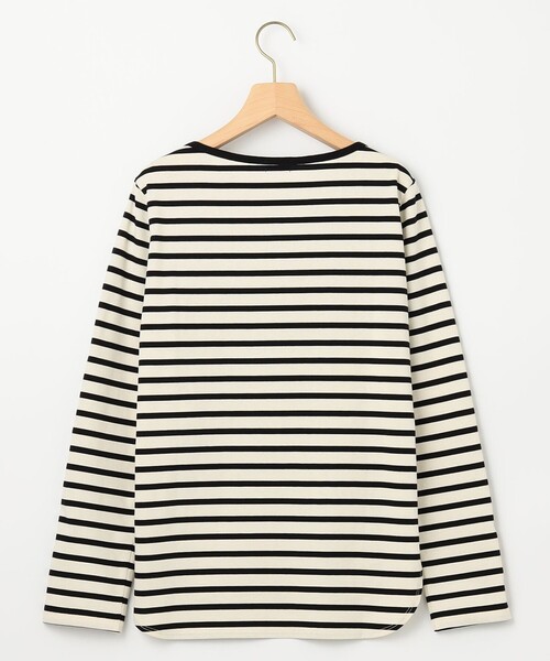 組曲(クミキョク)の「コットンバスクロング Tシャツ(Tシャツ/カットソー・レディース・アイボリー系1/ブラック系1/アイボリー系・3/2)」の19枚目の写真