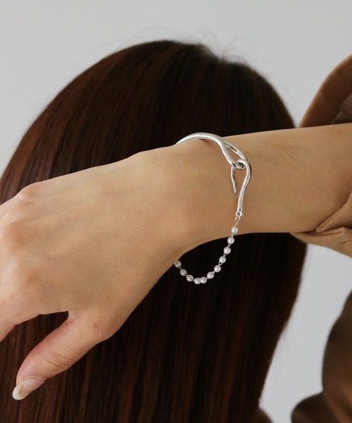 cheriella（シェリエラ）の「【cheriella】パール×メタルブレスレット（ブレスレット・レディース・ゴールド/シルバー・FREE）」の15枚目の写真