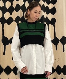 UN3D.（アンスリード）の「UN3D./アンスリード/2TONE BORDER KT VEST 