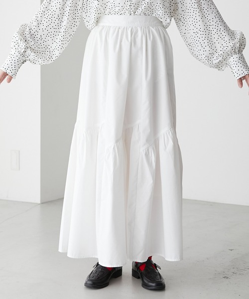 美品✨トリコ コムデギャルソン スカート 変形デザイン アシンメトリー AD2021 コムデギャルソン comme des garons 異素材切替チュール