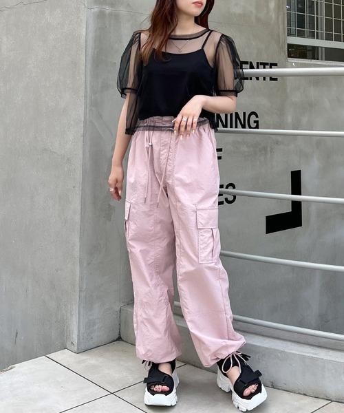 【新品タグ付】Ezick Jacquard balloon キャミチュニック Jacquard balloon キャミチュニック（チュニック）｜Ezick