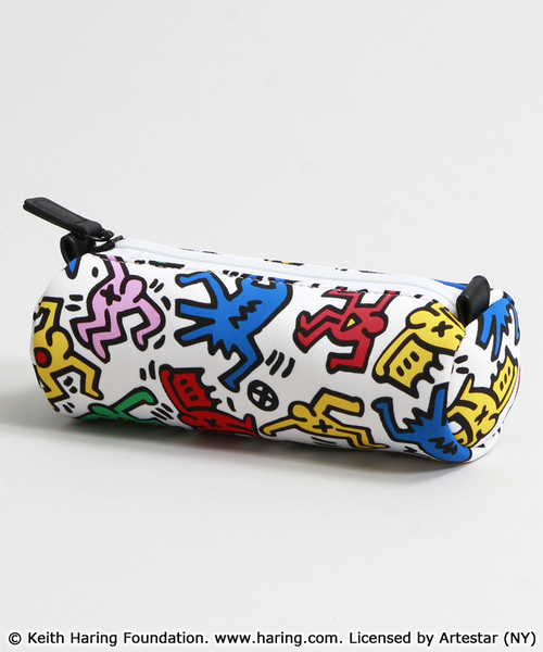 Keith Haring(キース・ヘリング)の「∴WEGO/Keith Haring(キースヘリング)ペンケース(ステーショナリー・メンズ・ブラック/その他1/マルチ・FREE)」の3枚目の写真