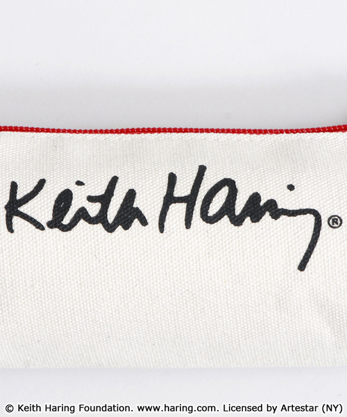 Keith Haring(キース・ヘリング)の「∴WEGO/Keith Haring(キースヘリング)ペンケース(ステーショナリー・メンズ・ブラック/その他1/マルチ・FREE)」の8枚目の写真