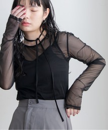 VACANCY | レイヤードシアートップス(Tシャツ/カットソー)