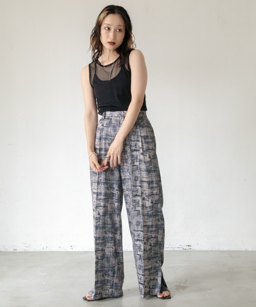 VACANCY(ヴァカンシー)の「レイヤードシアートップス(Tシャツ/カットソー・レディース・ブラック/ブルー/グレー/グリーン・FREE)」の21枚目の写真