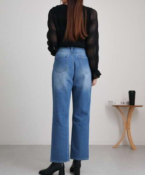 sakishimatokyo（サキシマトーキョー）の「シャーリングデザインブラウス（シャツ/ブラウス・レディース・ライトベージュ/ブラック・FREE）」の8枚目の写真