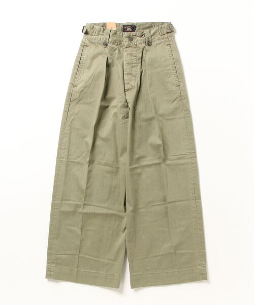 RRL(ダブル アール エル)の「コットン クロップド ワイドレッグ パンツ(その他パンツ・レディース・グリーン系1・24/25/26/27/28/29)」の3枚目の写真