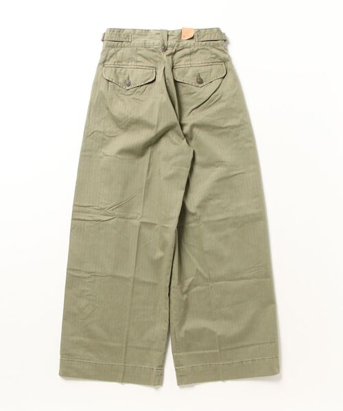 RRL(ダブル アール エル)の「コットン クロップド ワイドレッグ パンツ(その他パンツ・レディース・グリーン系1・24/25/26/27/28/29)」の2枚目の写真