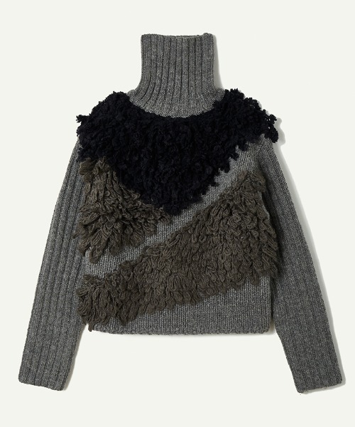 ラインヴァンド♡LEINWANDE Mix Roop Sweater leinwande（ラインヴァンド）の「Mix Roop Sweater（ニット/セーター