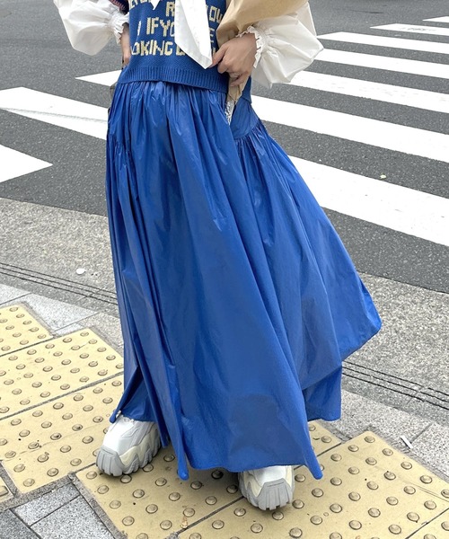 ♡ブルーガール♡シルクトップス40 Alley by w closet（アリーバイダブルクローゼット）の「【Alley】宇宙