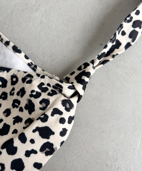MYMOOD.（マイムード）の「【A4サイズ収納可】2WAYノットハンドル レオパードトートバッグ（トートバッグ・レディース・アイボリー/ブラウン・FREE）」の6枚目の写真
