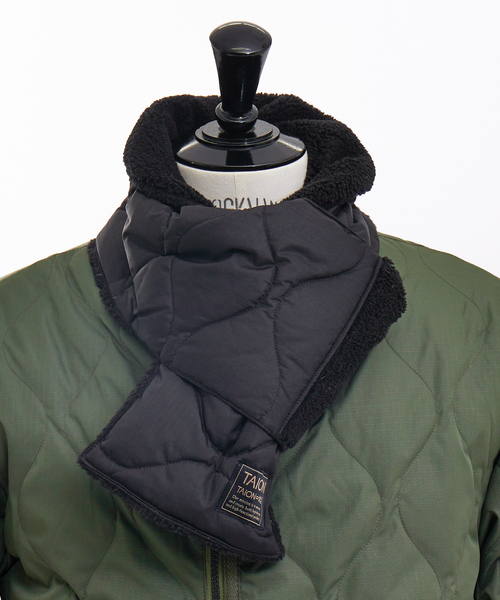 TAION（タイオン）の「【TAION /タイオン】MILITARY REVERSIBLE　SCARF/ミリタリーリバーシブルマフラー（マフラー・メンズ・ブラック系その他/ダークグリーン/カーキ/ブラック/その他1/ネイビー/グリーン系その他2/ダークベージュ・フリー）」の12枚目の写真