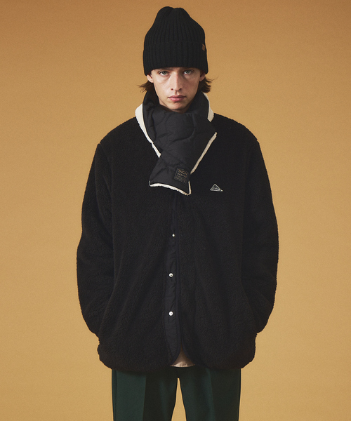 TAION（タイオン）の「【TAION /タイオン】MILITARY REVERSIBLE　SCARF/ミリタリーリバーシブルマフラー（マフラー・メンズ・ブラック系その他/ダークグリーン/カーキ/ブラック/その他1/ネイビー/グリーン系その他2/ダークベージュ・フリー）」の15枚目の写真