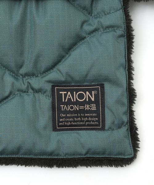 TAION（タイオン）の「【TAION /タイオン】MILITARY REVERSIBLE　SCARF/ミリタリーリバーシブルマフラー（マフラー・メンズ・ブラック系その他/ダークグリーン/カーキ/ブラック/その他1/ネイビー/グリーン系その他2/ダークベージュ・フリー）」の20枚目の写真