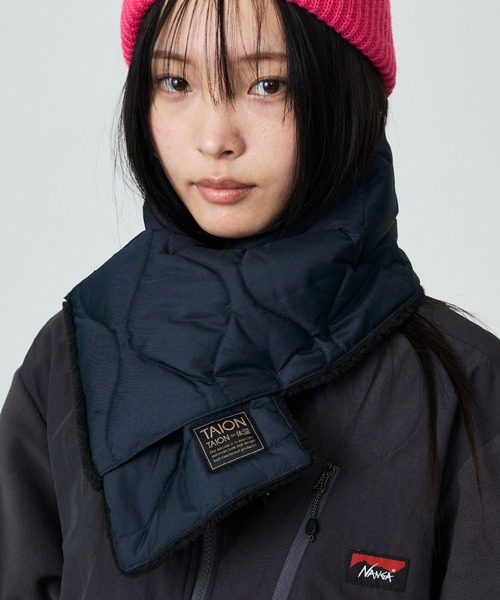 TAION（タイオン）の「【TAION /タイオン】MILITARY REVERSIBLE　SCARF/ミリタリーリバーシブルマフラー（マフラー・メンズ・ブラック系その他/ダークグリーン/カーキ/ブラック/その他1/ネイビー/グリーン系その他2/ダークベージュ・フリー）」の11枚目の写真